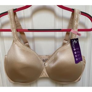 Just My Size Modern Curvy Underwire Bra Size 44D